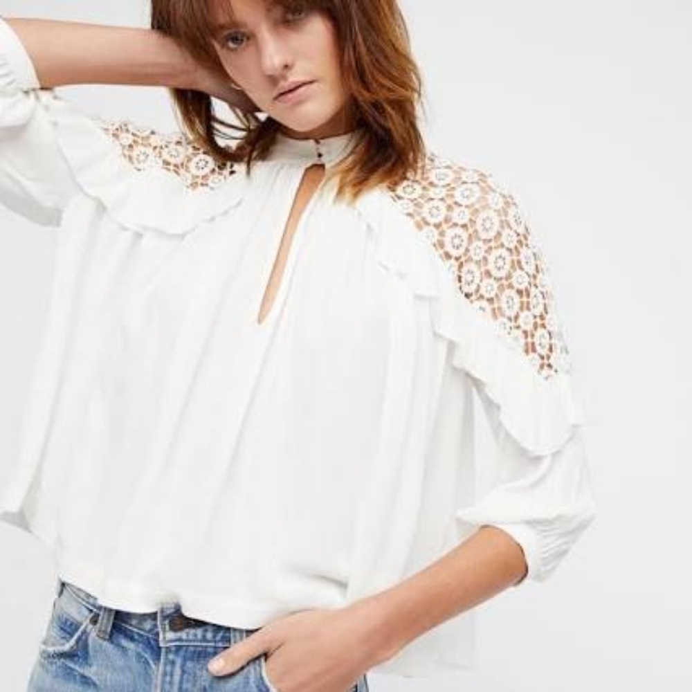 Free People Little Bit Of Love Top